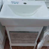 روشویی کابینتی pvc تونی پلاس سایز 45 در 3 رنگ طرح چوب، سفید و طوسی پتینه