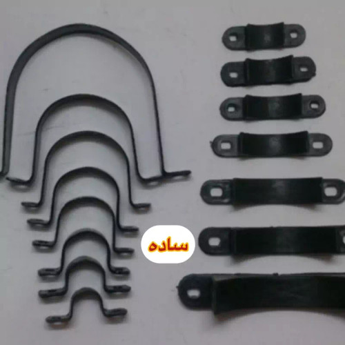 بست لوله آب گاز فاضلاب ساده 8 اینچ (پس کرایه)
