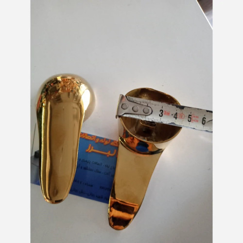 دسته شیراهرمی طلایی سایز35 اردکی (پس کرایه)