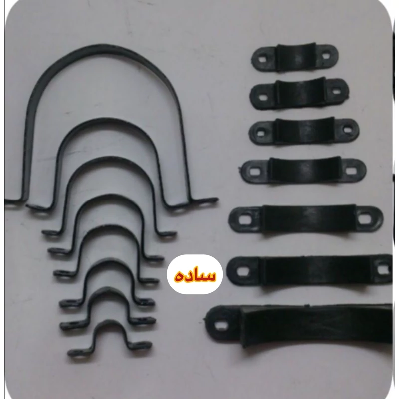 بست لوله آب گاز فاضلاب ساده 4 اینچ (پس کرایه)
