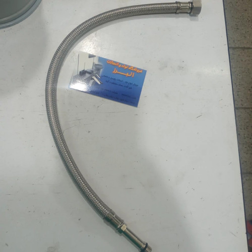 شیلنگ تکپایه استیل 50سانت ام10 و ام8 (پس کرایه)