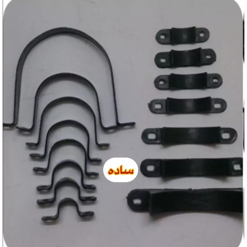 بست لوله آب گاز فاضلاب ساده 1.2 و 2 اینچ (پس کرایه)