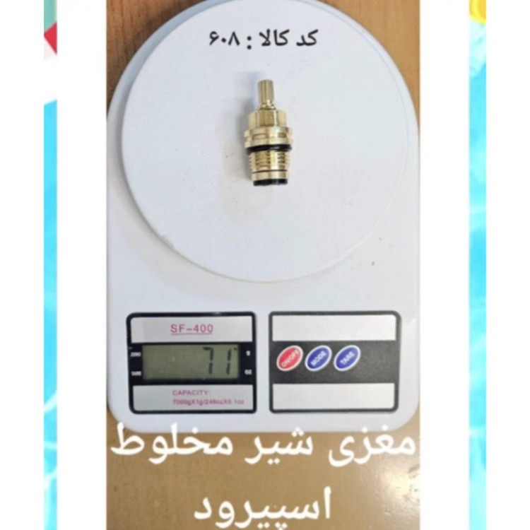 مغزی شیر مخلوط اسپیرود (پس کرایه)