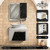 کابینت روشویی pvc مدل روکش صفحه دار