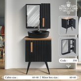 کابینت روشویی pvc مدل پایه مخروی