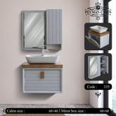کابینت روشویی pvc مدل 6سانتی 60*40