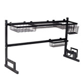 آبچکان رومیزی بالای سینک در ۴ رنگ (مشکی طلایی سفید نقره ای) ضد زنگ برای آشپزخانه