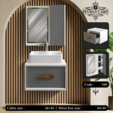 کابینت روشویی pvc مدل کشودار60*40