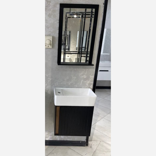روشویی کابینتی پارتانیسا مدل آلپن اکونومی مشکی
