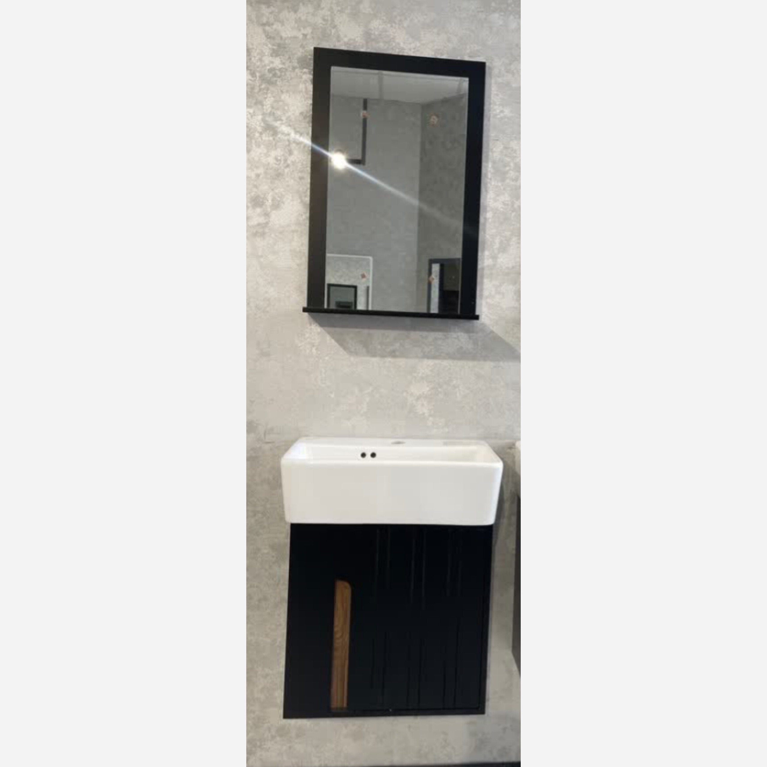روشویی کابینتی پارتانیسا مدل فیتونیا اکونومی 45 مشکی