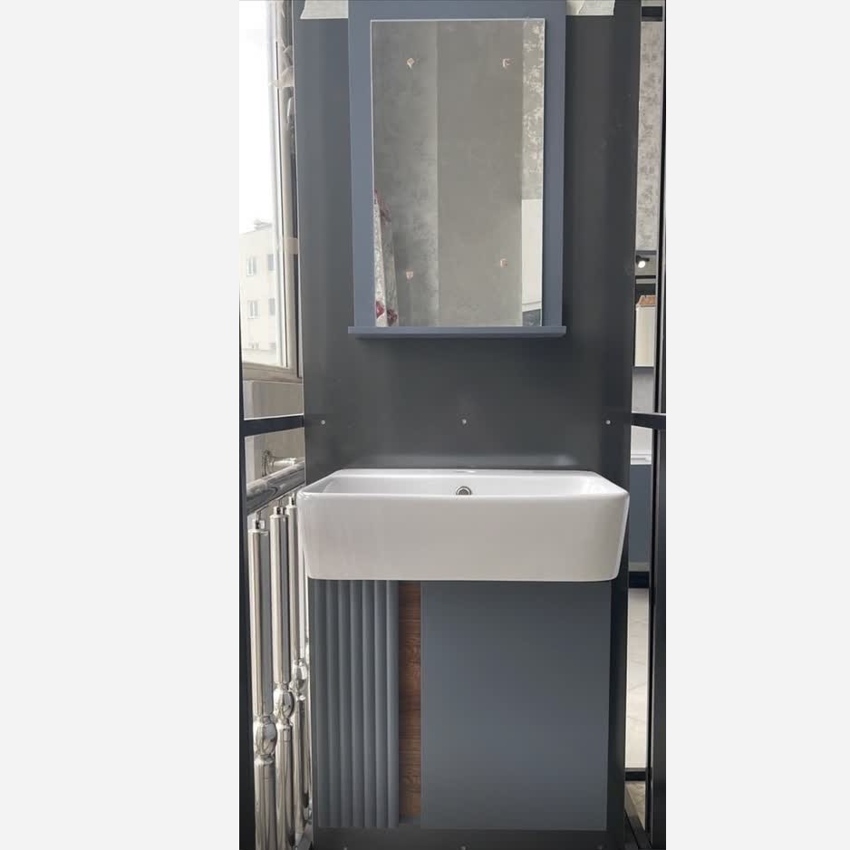 روشویی کابینتی پارتانیسا مدل فیتونیا اکونومی 50 طوسی
