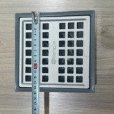 کفشور پلاستیکی با درب آلومینیوم سایز 15*15