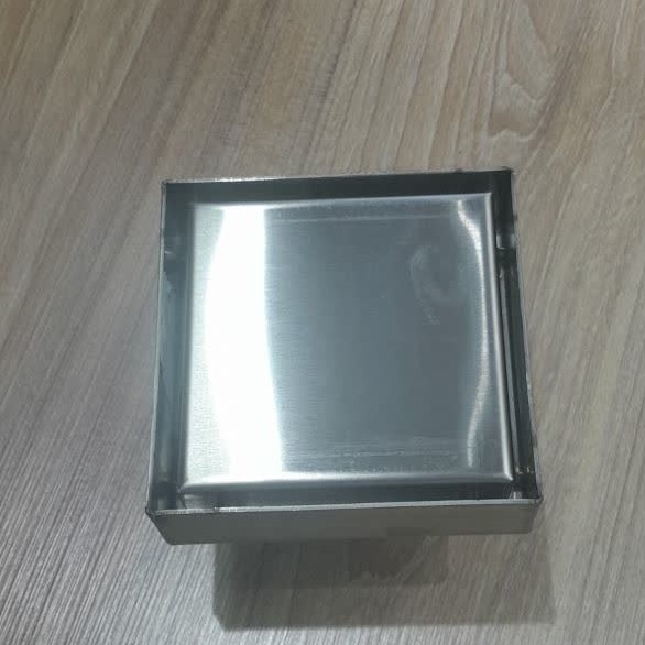 کفشور سنگ خور استیل مدل مربع سایز 15*15