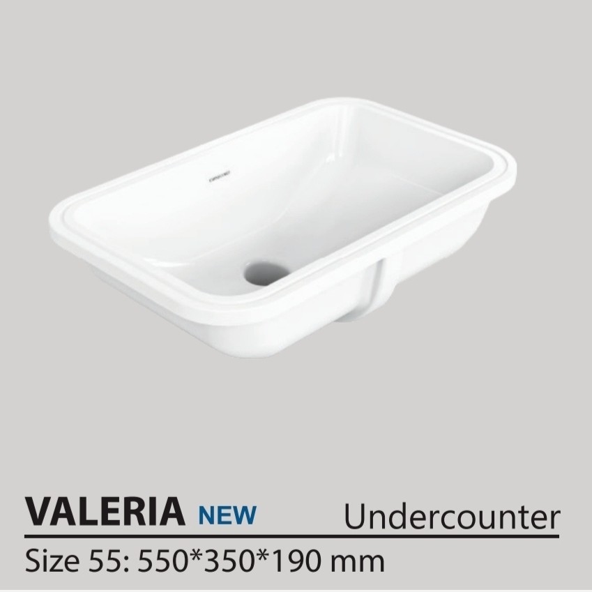 روشویی روکابینتی چینی کرد مدل والریا undercounter