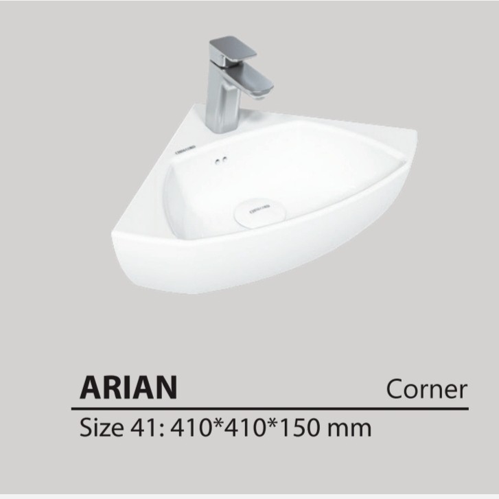 روشویی روکابینتی چینی کرد مدل آرین  corner