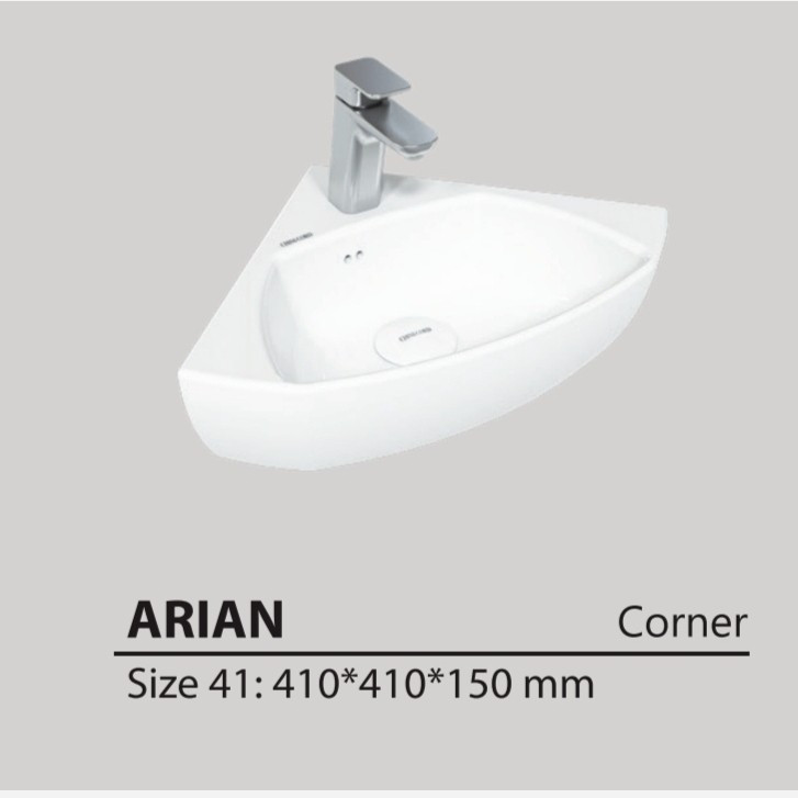 روشویی روکابینتی چینی کرد مدل آرین corner