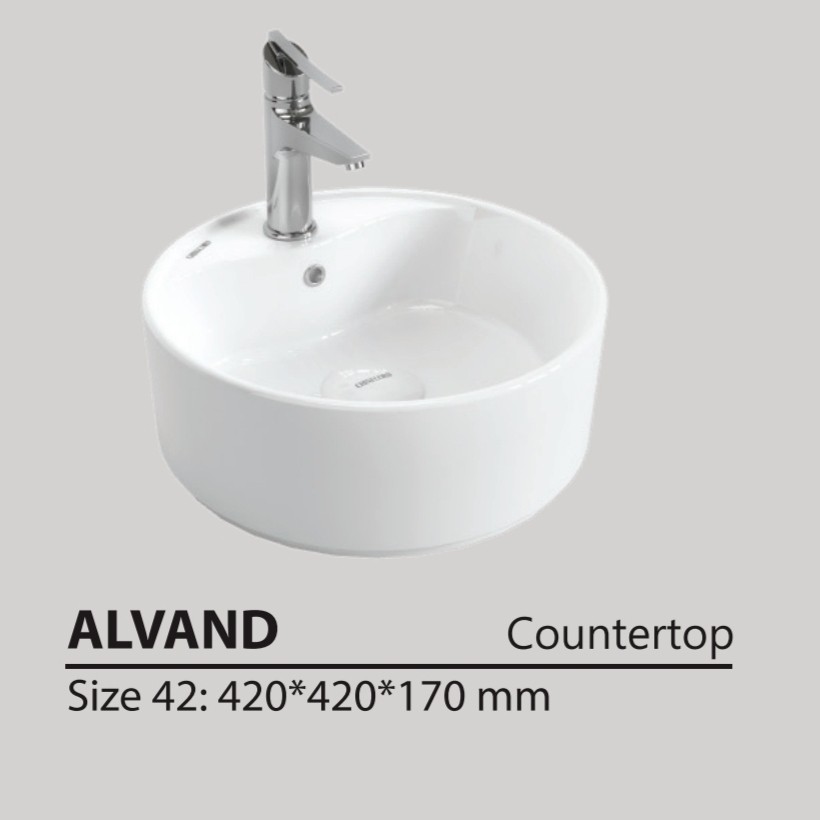 روشویی روکابینتی چینی کرد مدل الوند countertop