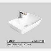 روشویی روکابینتی چینی کرد مدل تولیپ