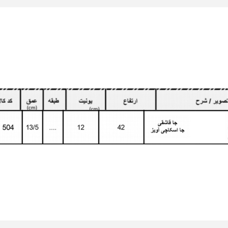 سبد آویز آیتین مدل جا قاشقی جااسکاچی کد 504