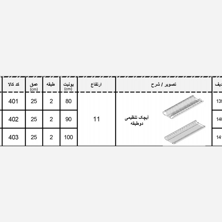 سبد آبچکان آیتین مدل تنظیمی دو طبقه
