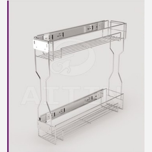 سبد ریلی کابینت آیتین مدل ریل پهلو با قابلیت نصب درب جابطری