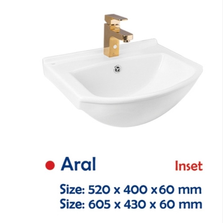 روشویی روکابینتی چینی کسری مدل آرال